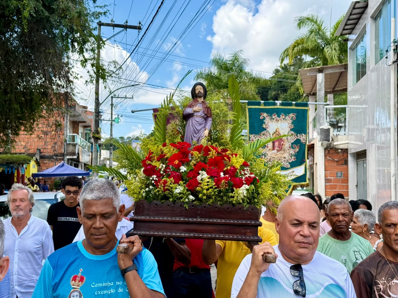 Candeias: Santa Missa inicia festejos de São Roque em Caboto
