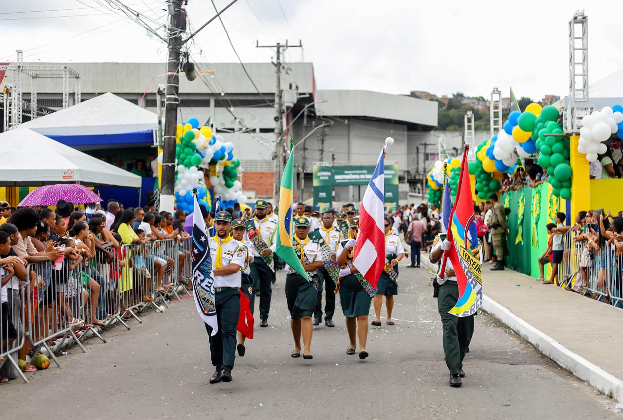 Candeias: Tradicional desfile cívico de 7 de Setembro acontece nesta segunda-feira; confira programação