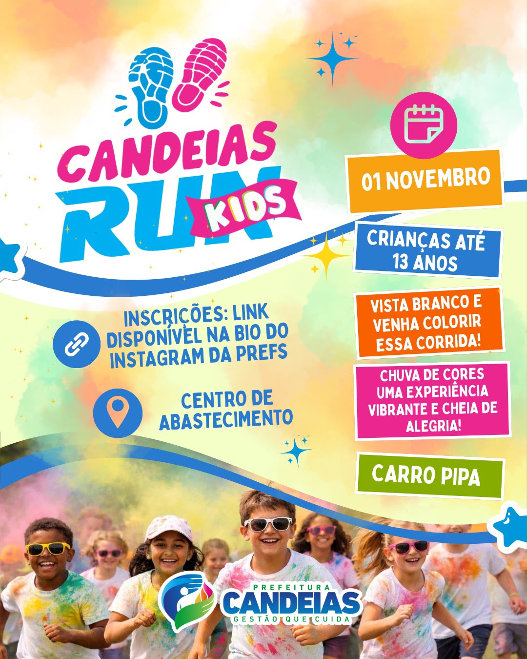 Candeias RUN Kids: 1ª edição de corrida voltada ao público infantil será realizada em novembro; confira